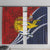 Kiribati Independence Day Window Curtain Polynesian and Melanesian Art Tattoo
