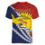 Kiribati Independence Day Women V-Neck T-Shirt Polynesian and Melanesian Art Tattoo