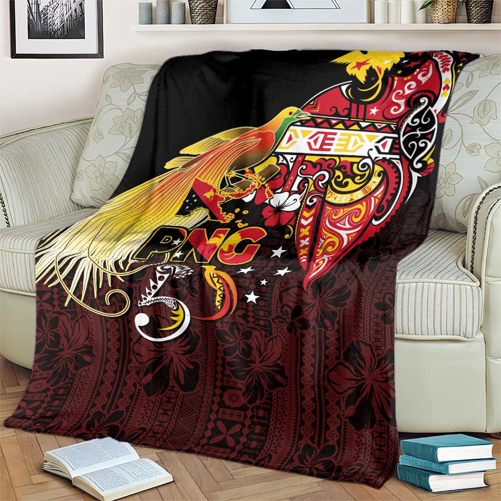 Papua New Guinea 2025 Blanket 50th Independence Day Anniversary