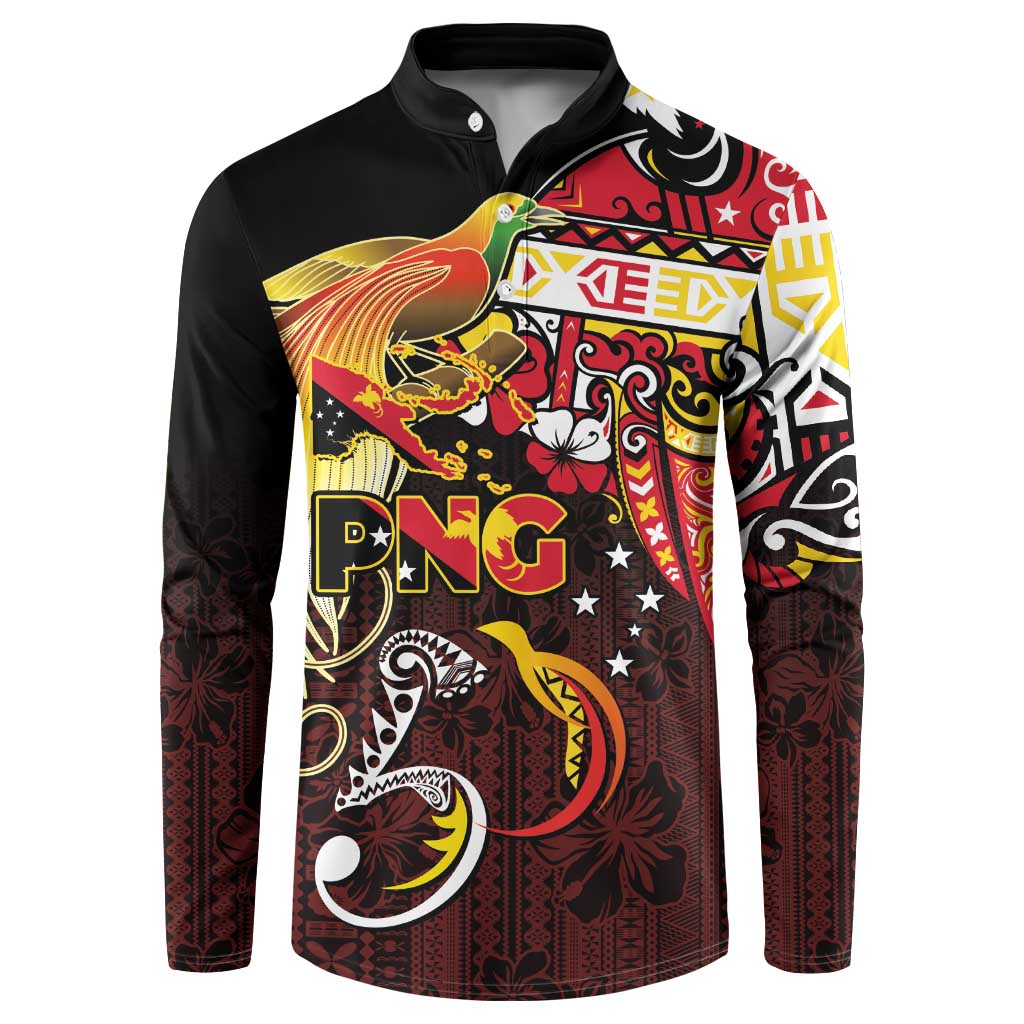 Papua New Guinea 2025 Button Sweatshirt 50th Independence Day Anniversary