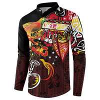 Papua New Guinea 2025 Button Sweatshirt 50th Independence Day Anniversary