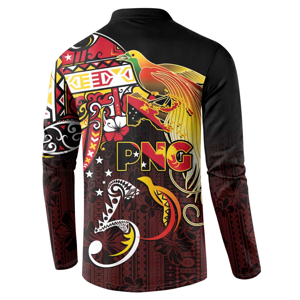 Papua New Guinea 2025 Button Sweatshirt 50th Independence Day Anniversary