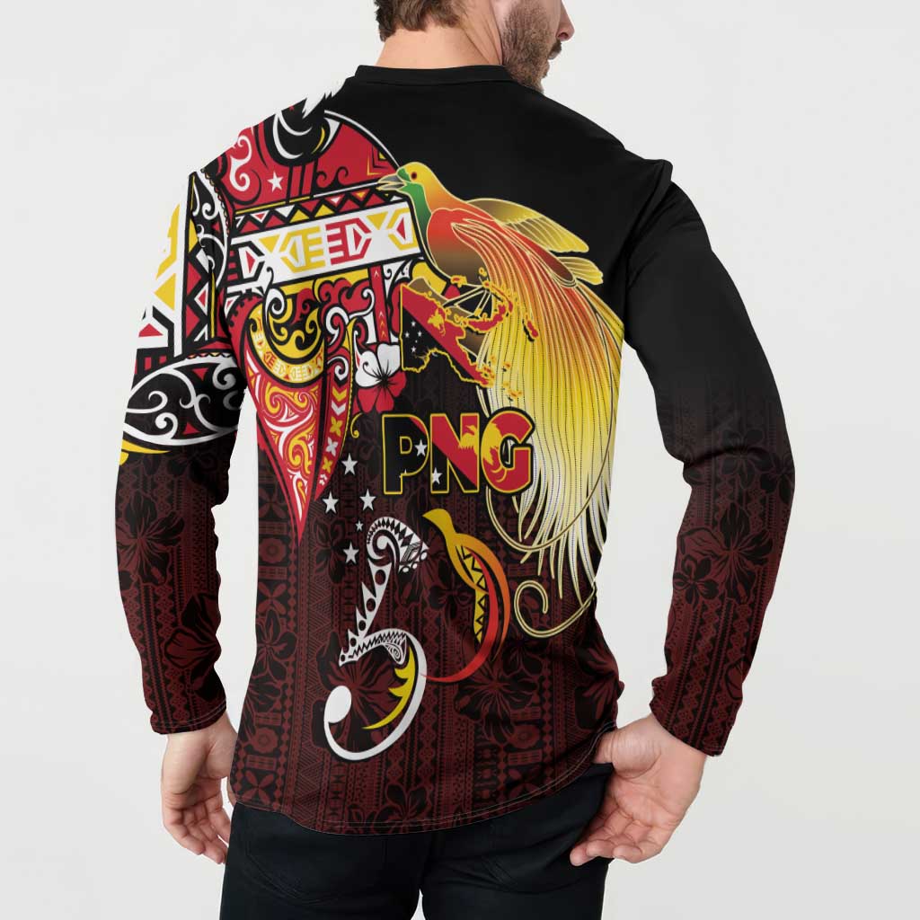 Papua New Guinea 2025 Button Sweatshirt 50th Independence Day Anniversary