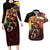 Papua New Guinea 2025 Couples Matching Long Sleeve Bodycon Dress and Hawaiian Shirt 50th Independence Day Anniversary