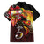 Papua New Guinea 2025 Family Matching Off The Shoulder Long Sleeve Dress and Hawaiian Shirt 50th Independence Day Anniversary