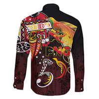 Papua New Guinea 2025 Family Matching Off The Shoulder Long Sleeve Dress and Hawaiian Shirt 50th Independence Day Anniversary