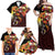 Papua New Guinea 2025 Family Matching Off Shoulder Maxi Dress and Hawaiian Shirt 50th Independence Day Anniversary