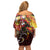 Papua New Guinea 2025 Family Matching Off Shoulder Short Dress and Hawaiian Shirt 50th Independence Day Anniversary