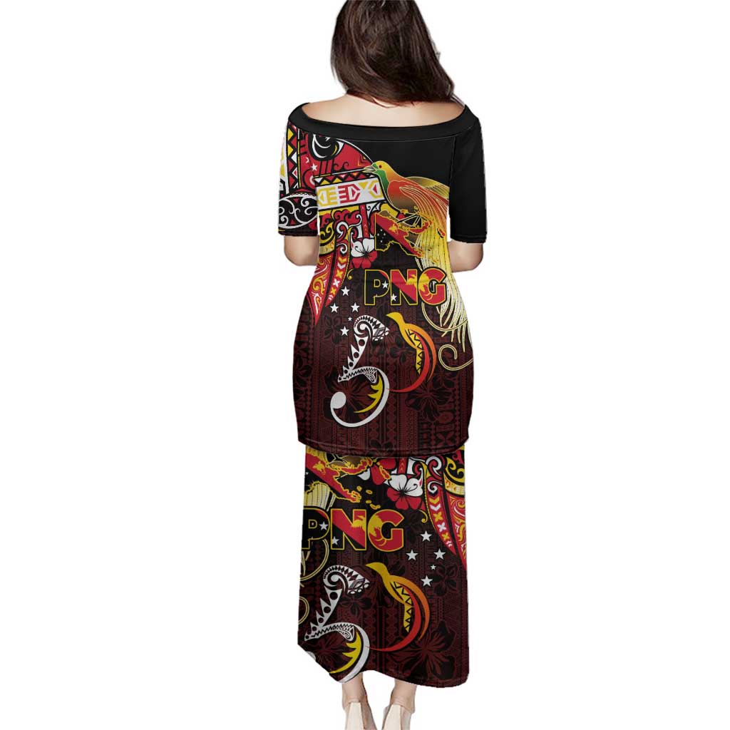 Papua New Guinea 2025 Family Matching Puletasi and Hawaiian Shirt 50th Independence Day Anniversary