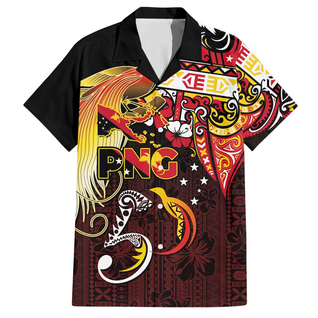 Papua New Guinea 2025 Family Matching Short Sleeve Bodycon Dress and Hawaiian Shirt 50th Independence Day Anniversary