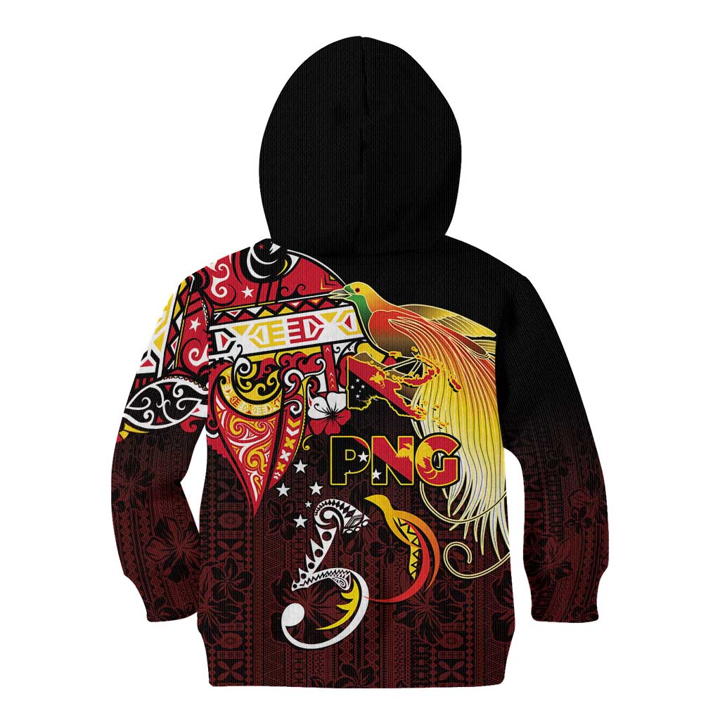 Papua New Guinea 2025 Kid Hoodie 50th Independence Day Anniversary