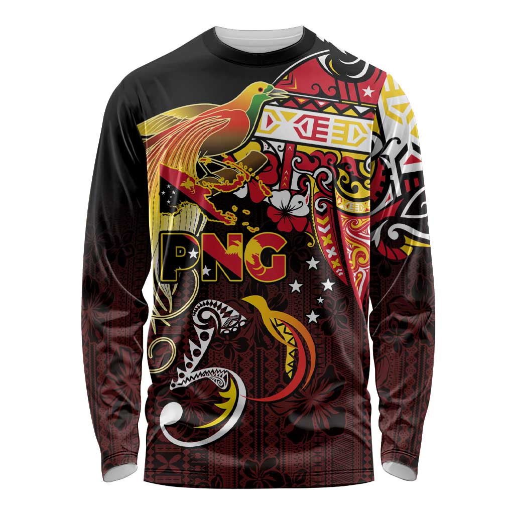 Papua New Guinea 2025 Long Sleeve Shirt 50th Independence Day Anniversary