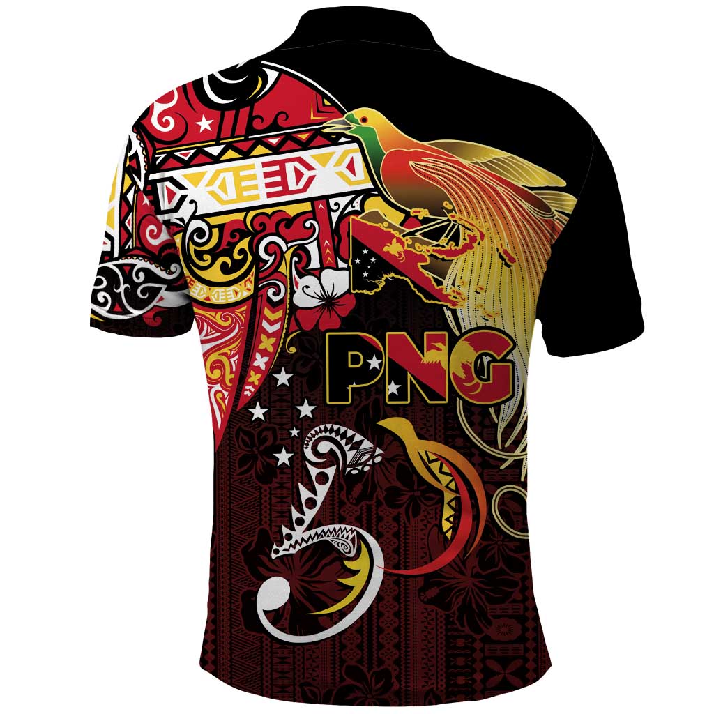 Papua New Guinea 2025 Polo Shirt 50th Independence Day Anniversary LT03 - Polynesian Pride