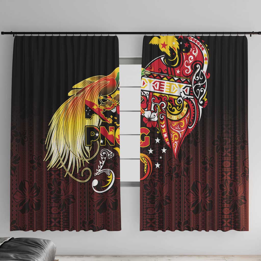 Papua New Guinea 2025 Window Curtain 50th Independence Day Anniversary