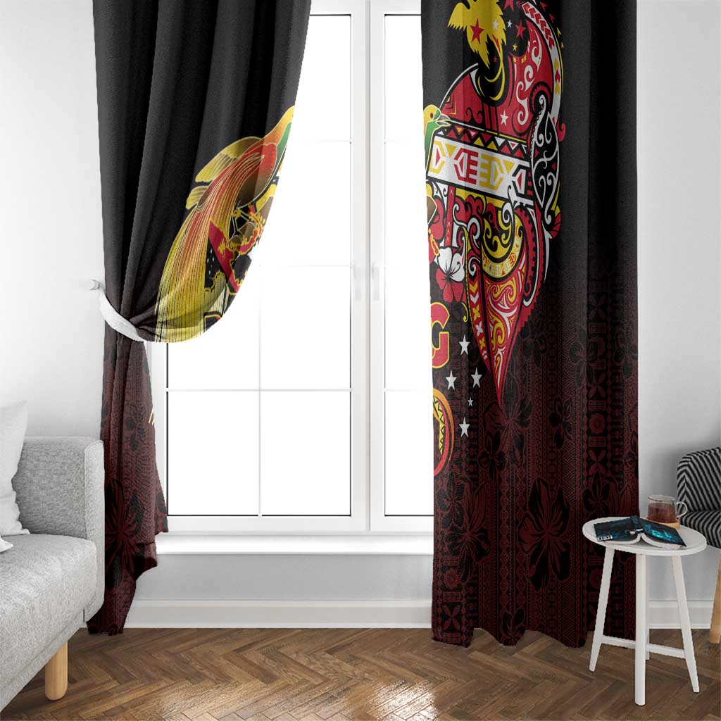 Papua New Guinea 2025 Window Curtain 50th Independence Day Anniversary