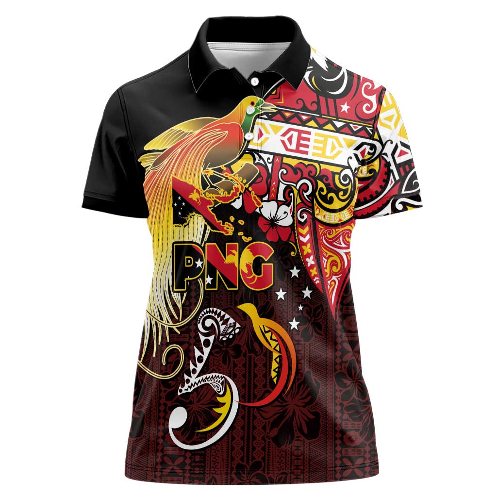 Papua New Guinea 2025 Women Polo Shirt 50th Independence Day Anniversary
