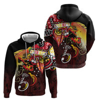 Papua New Guinea 2025 Zip Hoodie 50th Independence Day Anniversary