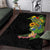 Hawaiian Tropical Plants and Chameleon Area Rug Polynesian Art Colorful - Polynesian Pride