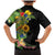 Hawaiian Tropical Plants and Chameleon Family Matching Mermaid Dress and Hawaiian Shirt Polynesian Art Colorful - Polynesian Pride