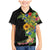 Hawaiian Tropical Plants and Chameleon Family Matching Mermaid Dress and Hawaiian Shirt Polynesian Art Colorful - Polynesian Pride