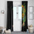 Hawaiian Tropical Plants and Chameleon Window Curtain Polynesian Art Colorful - Polynesian Pride