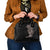 Hawaiian Tropical Plants and Chameleon Shoulder Handbag Polynesian Art Grayscale - Polynesian Pride