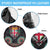 Fiji Coat of Arms Traditional Dashiki Spare Tire Cover Tapa Art and Palm Leaves Pattern Black Color - Polynesian Pride