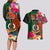 Penama Day Couples Matching Long Sleeve Bodycon Dress and Hawaiian Shirt 16th September Polynesian Pattern with Pacific Flower LT03 - Polynesian Pride