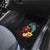 Hawaiian Whale and Volcanic Eruption Car Mats Hibiscus and Kakau Pattern