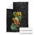 Hawaiian Halloween Blanket Aloha Pinapple with Mysterious Hands and Polynesian Tribal Tattoo