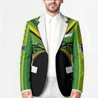 Cook Islands Rugby League Custom Blazer Polynesian and Tatau Tribal Art - Black Color LT03 - Polynesian Pride