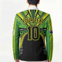 Cook Islands Rugby League Custom Blazer Polynesian and Tatau Tribal Art - Black Color LT03 - Polynesian Pride