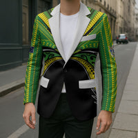 Cook Islands Rugby League Custom Blazer Polynesian and Tatau Tribal Art - Black Color LT03 - Polynesian Pride