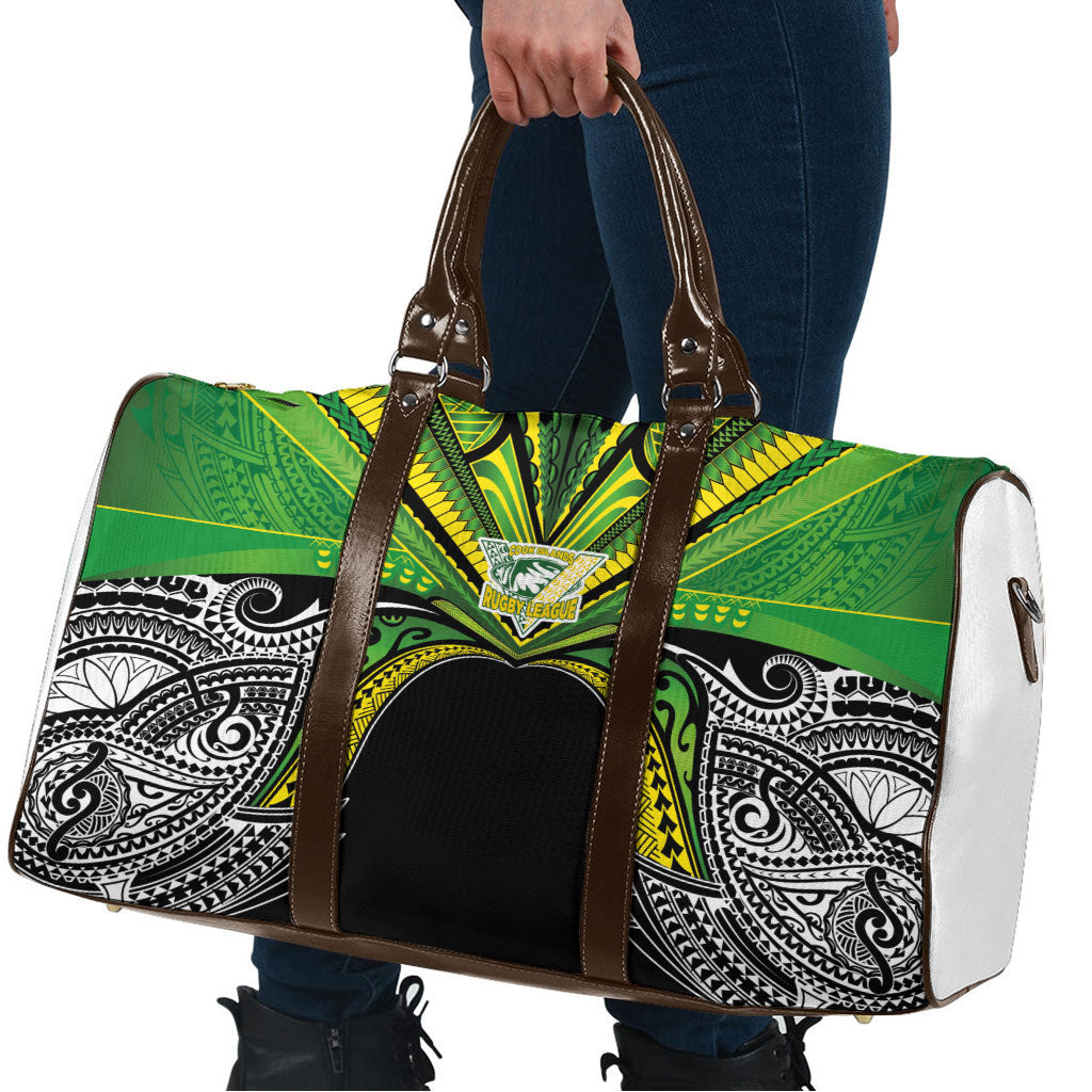 Cook Islands Rugby League Travel Bag Polynesian and Tatau Tribal Art - Black Color LT03 - Polynesian Pride