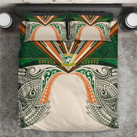 Cook Islands Rugby League Bedding Set Polynesian and Tatau Tribal Art - Retro Palette LT03 Multicolor - Polynesian Pride