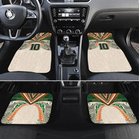 Cook Islands Rugby League Custom Car Mats Polynesian and Tatau Tribal Art - Retro Palette LT03 Set 4pcs Multicolor - Polynesian Pride