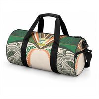 Cook Islands Rugby League Duffle Bag Polynesian and Tatau Tribal Art - Retro Palette LT03 - Polynesian Pride