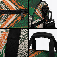 Cook Islands Rugby League Duffle Bag Polynesian and Tatau Tribal Art - Retro Palette LT03 - Polynesian Pride