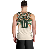 Cook Islands Rugby League Custom Men Tank Top Polynesian and Tatau Tribal Art - Retro Palette LT03 - Polynesian Pride
