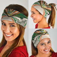 Cook Islands Rugby League Neck Gaiter Polynesian and Tatau Tribal Art - Retro Palette LT03 - Polynesian Pride