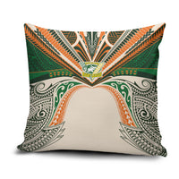Cook Islands Rugby League Pillow Cover Polynesian and Tatau Tribal Art - Retro Palette LT03 Multicolor - Polynesian Pride