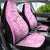 Hawaii Kauai Island Car Seat Cover Hibiscus Pattern Seamless Tribal Simple Pink LT03 - Polynesian Pride