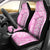 Hawaii Kauai Island Car Seat Cover Hibiscus Pattern Seamless Tribal Simple Pink LT03 - Polynesian Pride