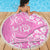 Custom Hawaii Kauai Island Beach Blanket Hibiscus Pattern Seamless Tribal Simple Pink LT03 - Wonder Print Shop