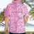 Custom Hawaii Kauai Island Hawaiian Shirt Hibiscus Pattern Seamless Tribal Simple Pink LT03 - Polynesian Pride