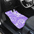 Hawaii Kauai Island Car Mats Hibiscus Pattern Seamless Tribal Simple Purple LT03 - Polynesian Pride