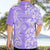 Hawaii Kauai Island Hawaiian Shirt Hibiscus Pattern Seamless Tribal Simple Purple LT03 - Polynesian Pride