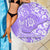 Custom Hawaii Kauai Island Beach Blanket Hibiscus Pattern Seamless Tribal Simple Purple LT03 - Wonder Print Shop