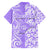 Custom Hawaii Kauai Island Hawaiian Shirt Hibiscus Pattern Seamless Tribal Simple Purple LT03 - Polynesian Pride