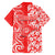 Hawaii Kauai Island Hawaiian Shirt Hibiscus Pattern Seamless Tribal Simple Red LT03 - Polynesian Pride